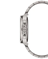 Certina Men's Swiss Chronograph Ds-8 Silver-Tone Titanium Bracelet Watch 41mm