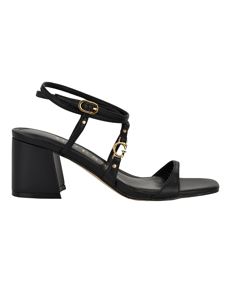 Guess Women's Galeon Strappy Block Heel Sandals