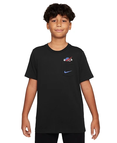 Nike Sportswear Big Boys Cotton Pocket Graphic T-Shirt