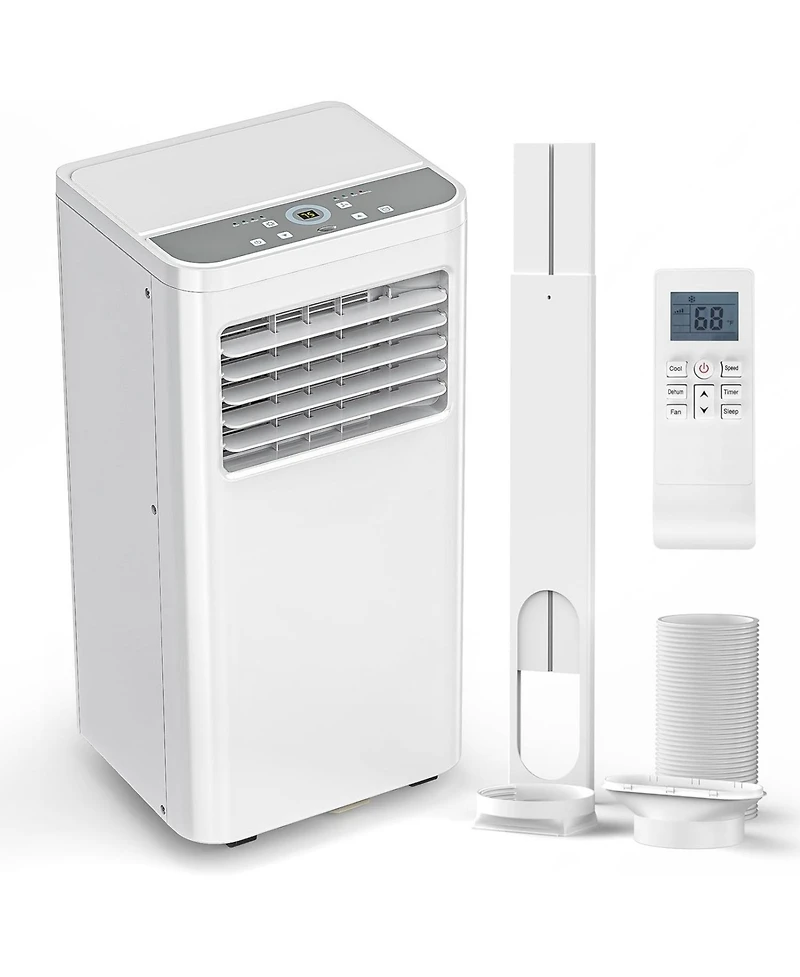Cowsar Portable Air Conditioner 10000 Btu (Ashrae), 3-in-1 Modes Ac Cools Up to 450 Sq. Ft., Sleep Mode, Rc, Led Display, 24H Timer, Ac Unit with Wind