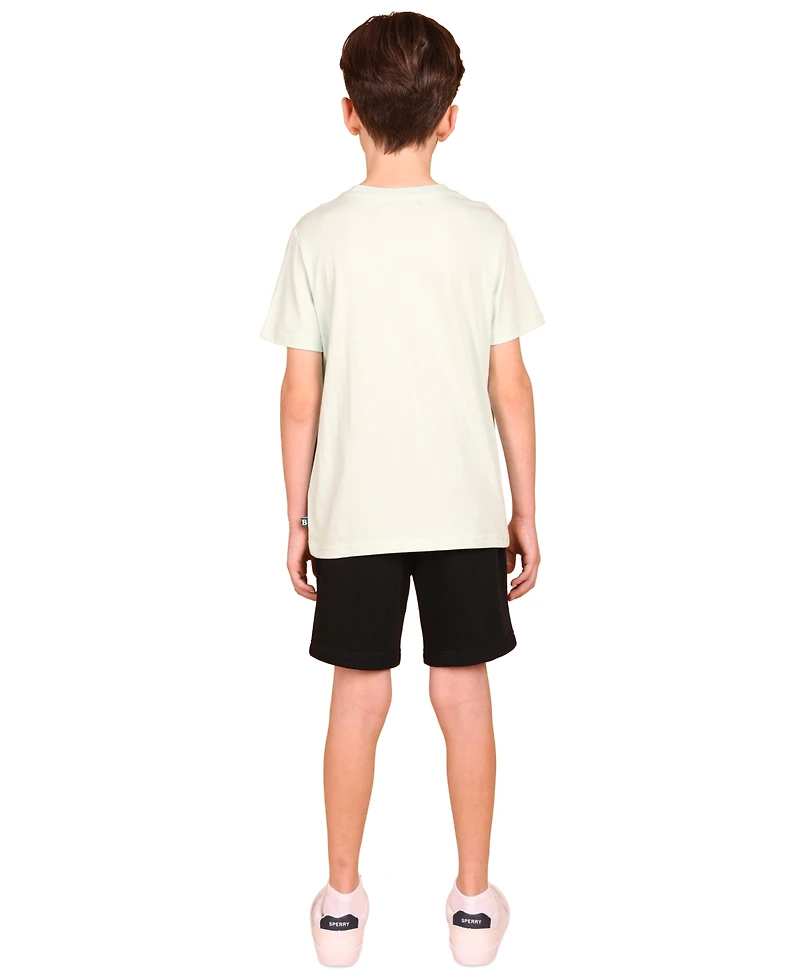 B By Brooks Brothers Big Boys Recharge Graphic T-Shirt