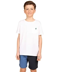 B By Brooks Brothers Big Boys Colorblock French Terry Shorts