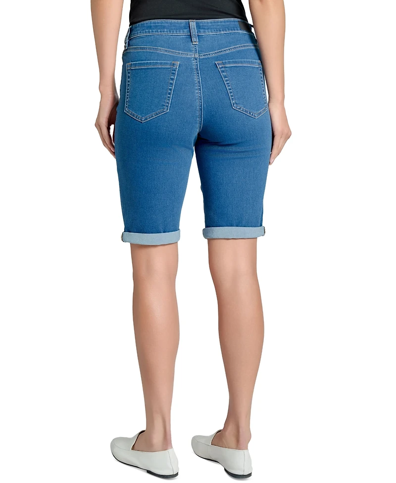 Jones New York Petite Lexington Bermuda Jean Shorts