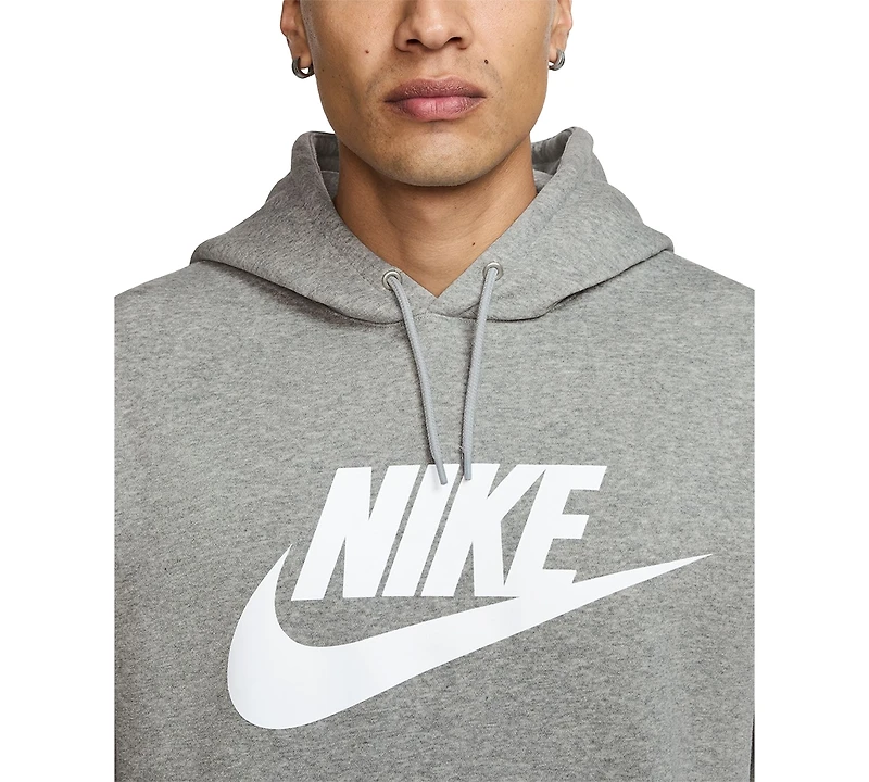 Nike Men's Club Fleece Standard-Fit Logo-Print Hoodie