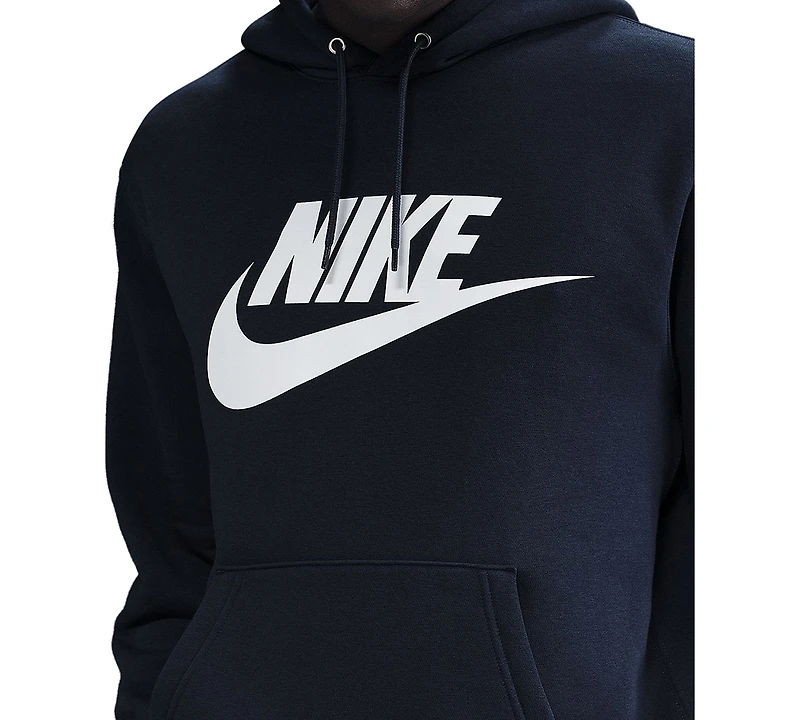 Nike Men's Club Fleece Standard-Fit Logo-Print Hoodie