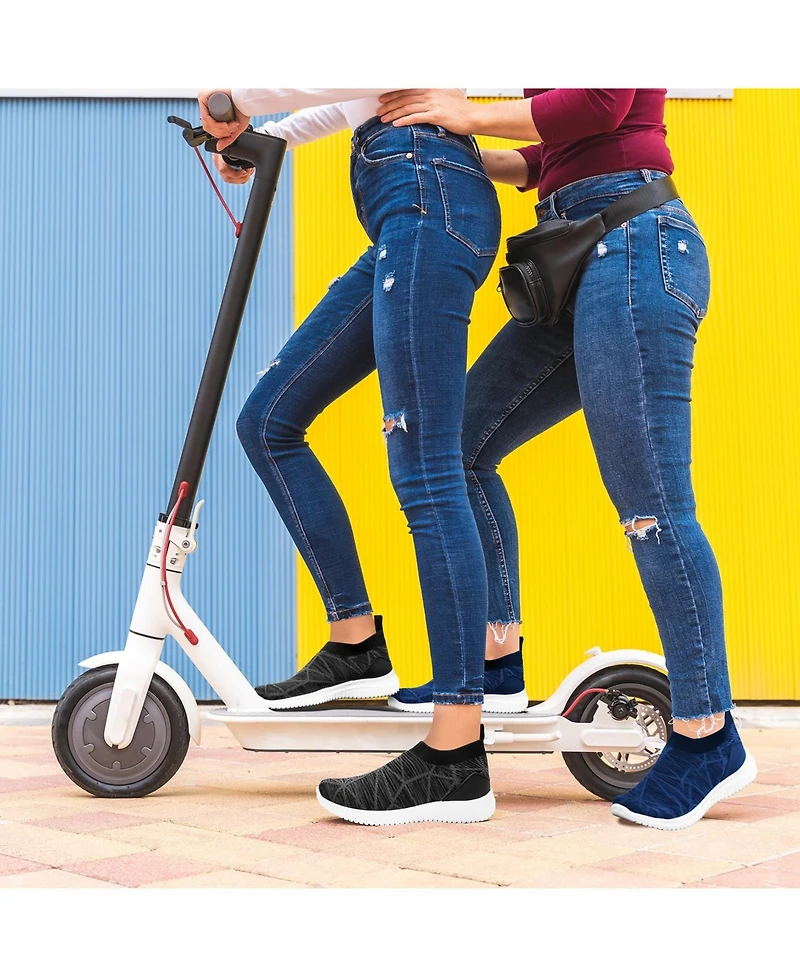 Mio Marino's Women's Casual Slip On Sneakers with Breathable Mesh