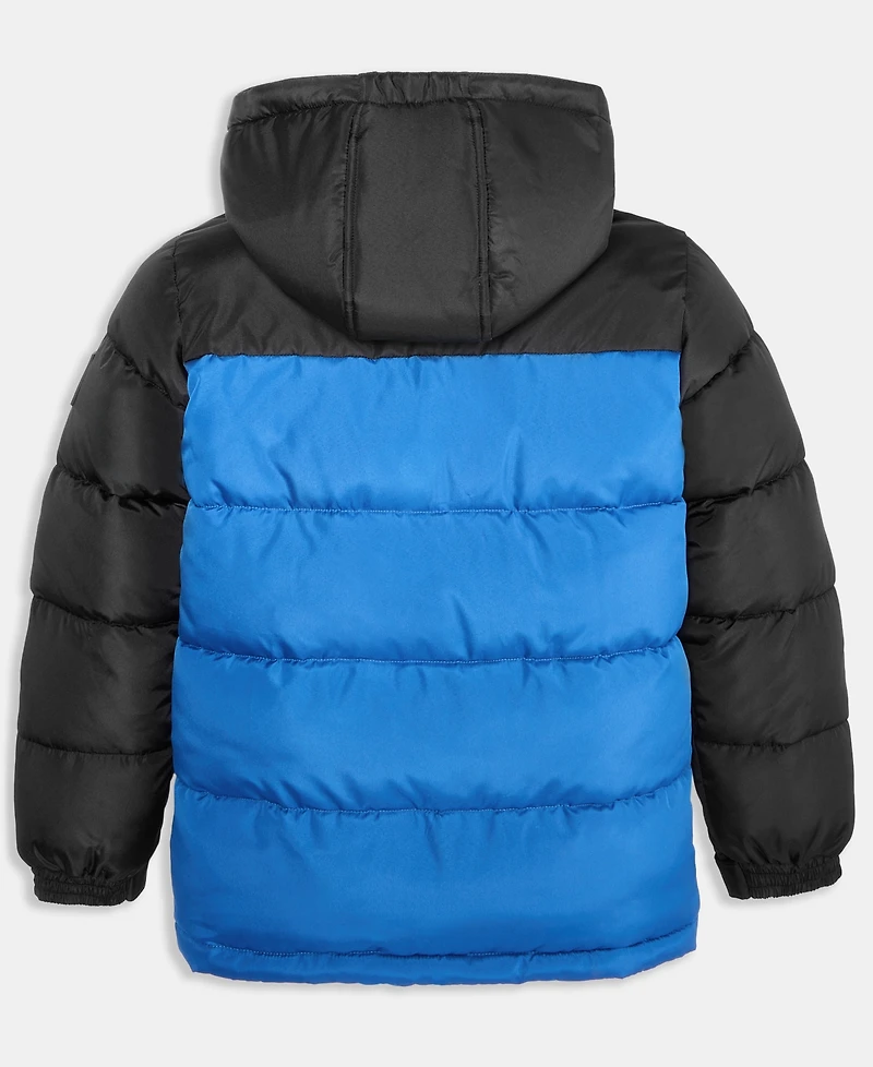 Reebok Big Boys Color Blocked Promo Long Sleeve Puffer Jacket