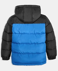 Reebok Big Boys Color Blocked Promo Long Sleeve Puffer Jacket