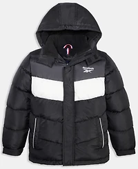 Reebok Big Boys Color Blocked Promo Long Sleeve Puffer Jacket