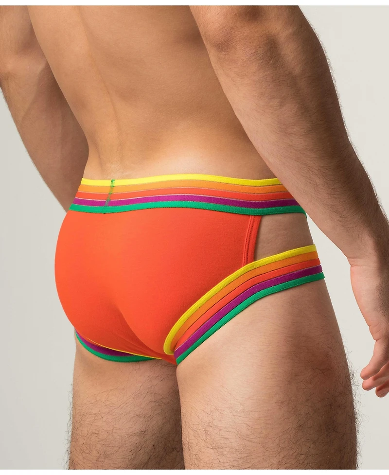 Rounderbum Men's Rainbow Rush Holster Brief