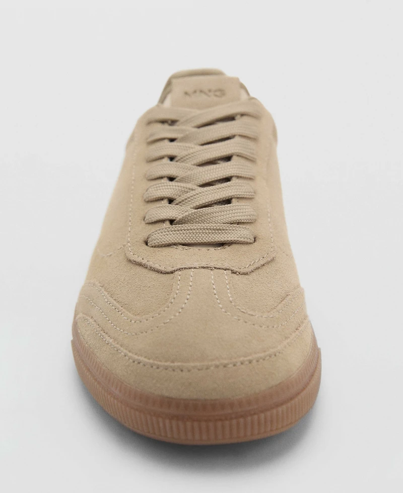 Mango Women's Suede Sneakers