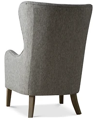 Madison Park Arianna Fabric Swoop Wing Chair