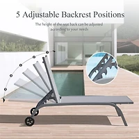 Streamdale Outdoor Chaise Lounge Set, 2 Chairs with Adjustable Position