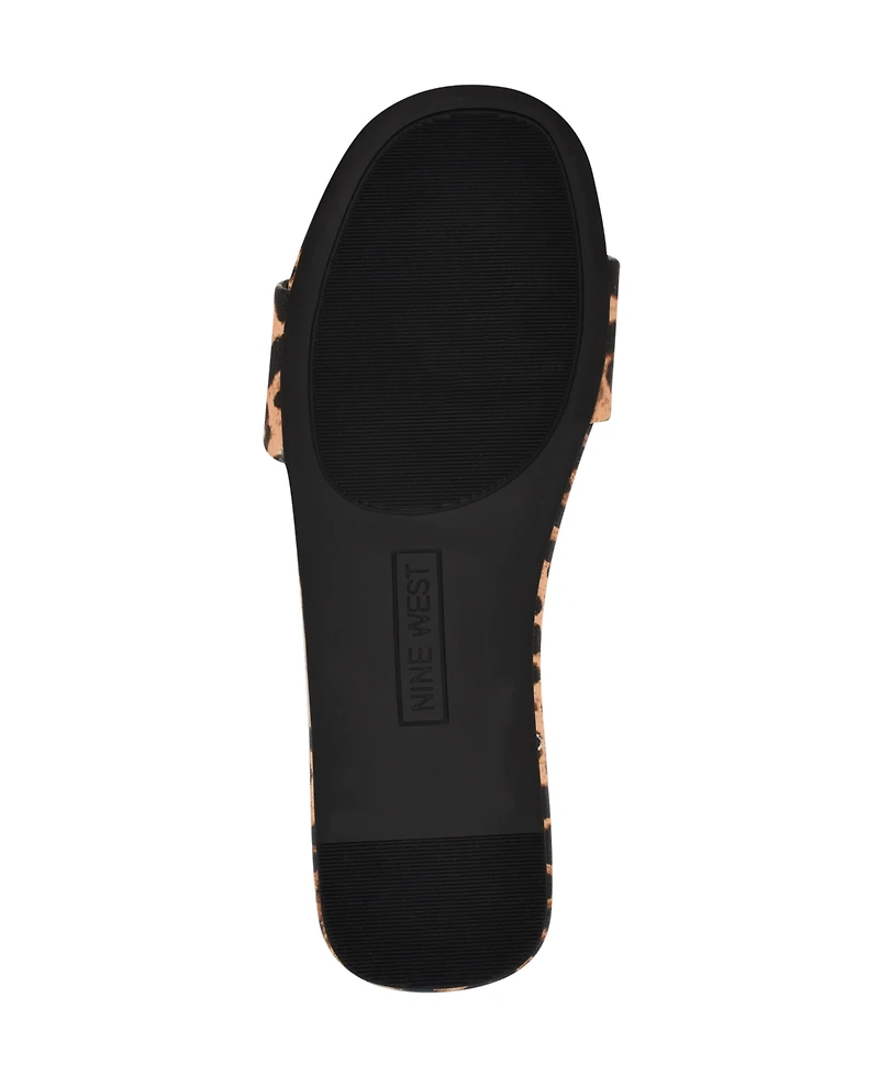 Nine West Women's Lolipop Flat Slide Sandals
