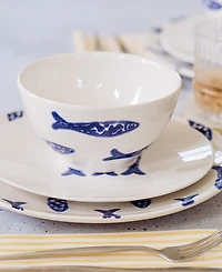 Vietri Santorini Minnows Cereal Bowl
