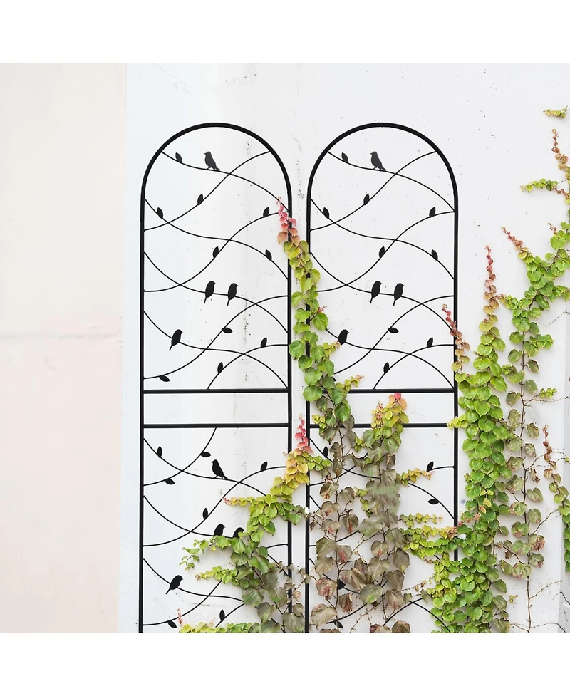 Streamdale 4 Pack 71" Metal Garden Trellis