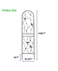 Streamdale 4 Pack Metal Garden Trellis, 86.7