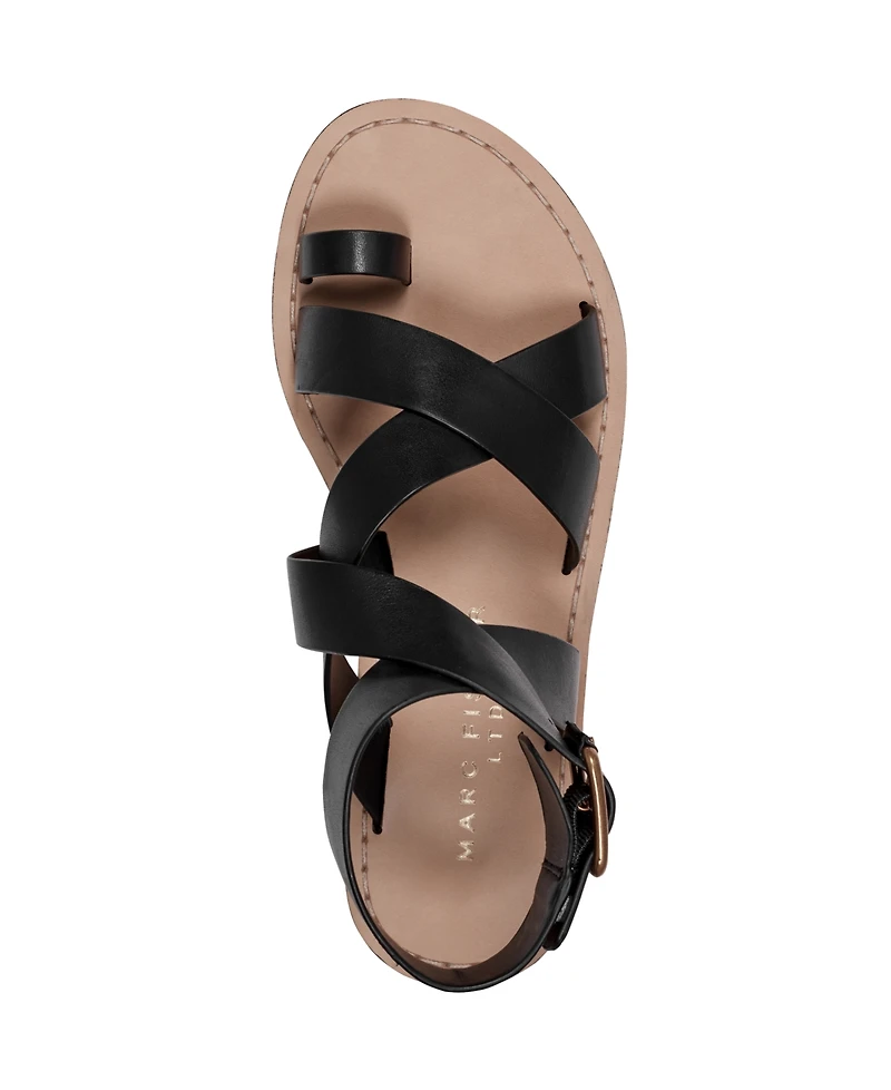 Marc Fisher Ltd Women's Lollie Strappy Flat Sandals