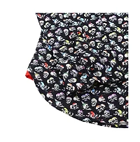 Luchiano Visconti Men's Black Multicolor Skulls shirt