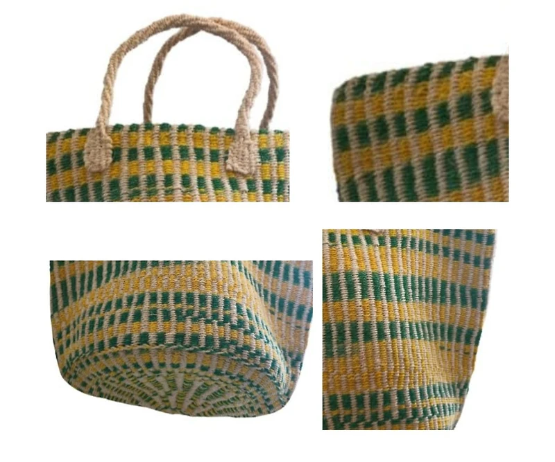Citrus Large Handmade Sisal Sustainable Basket Tote