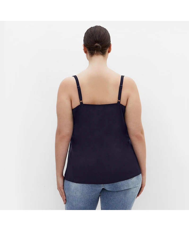 City Chic Plus Size Cowl Neck Cami