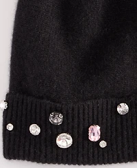 Charter Club Women's 100% Cashmere Embellished Beanie, Exclusively at Macy's