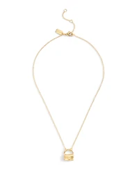 Coach Gold Signature Handbag Pendant Necklace