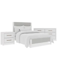Catriona 3pc Bedroom Set (Full Upholstered Bed, Dresser & 2-Drawer Nightstand), Created for Macy's
