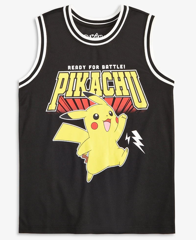 Pokemon Little & Big Boys Electric Jersey Shirt