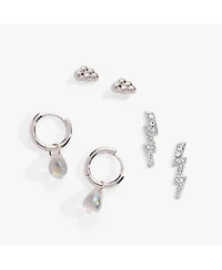 Daisy Earring Set of 3