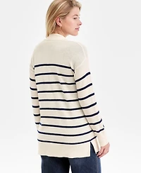 Charter Club Women's 100% Cashmere Striped Cardigan Sweater, Macy's Exclusive