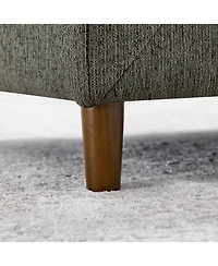 Streamdale Modern Pet Sofa with Armrests for Medium to Large Dogs, Dark Grey