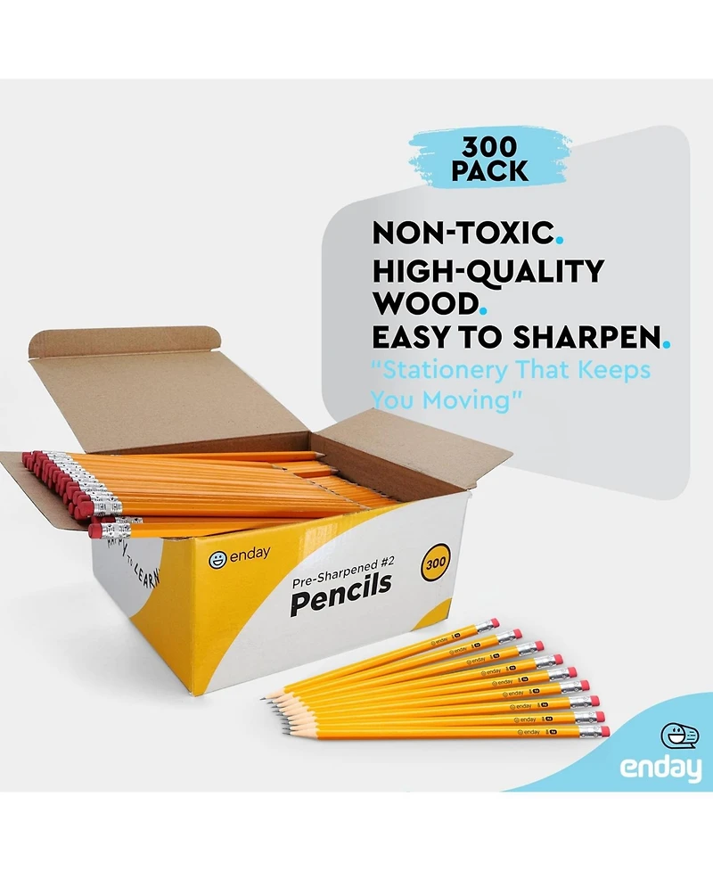 Enday #2 Pencils Bulk - Pack