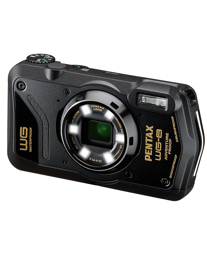 Pentax Ricoh Wg-8 All-Weather Camera, Black