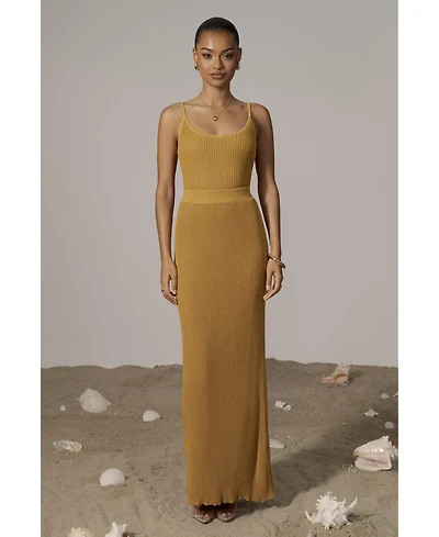 Jluxlabel Women's Serena Ribbed Skirt Set