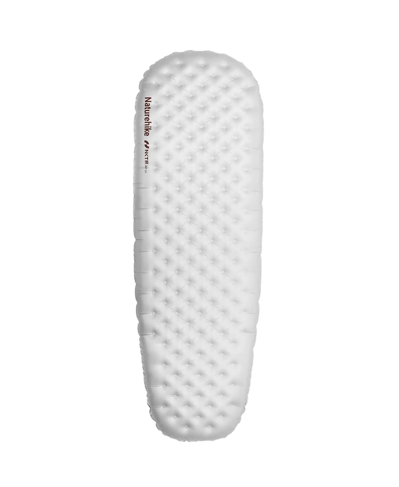 Naturehike Ultralight Insulated Sleeping Pad with R5.8, 3.2in Thickened Patchworkable Inflatable Double Sleeping Mat for Camping, Hiking