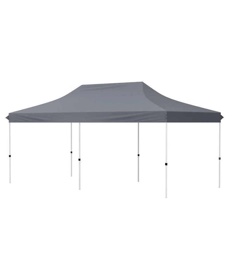 10 X 20 Ft Pop up Canopy Tent Foldable Portable Outdoor Gazebo with Carry Bag