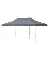 10 X 20 Ft Pop up Canopy Tent Foldable Portable Outdoor Gazebo with Carry Bag