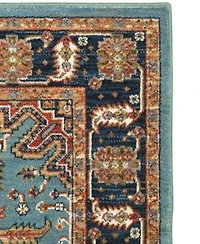 Closeout Karastan Spice Market Deir Aquamarine Area Rugs