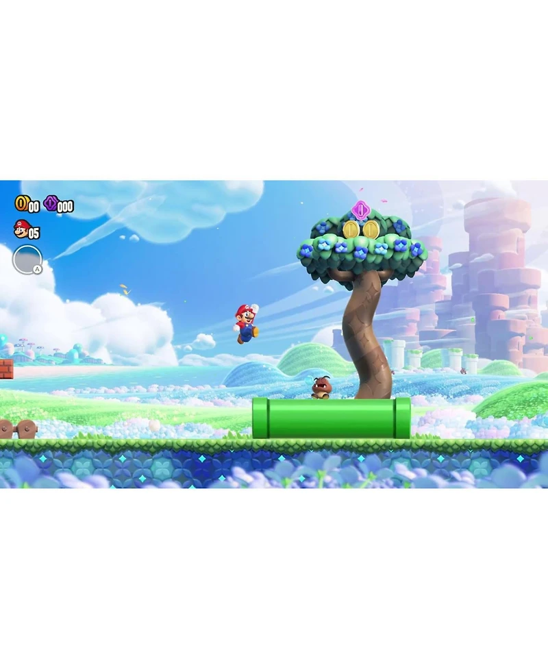 Nintendo Switch White Oled Console with Super Mario Bros. Wonder, MightySkins Console and Controller Skin Voucher
