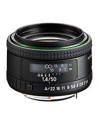 Pentax Hd Fa 50mm f/1.4 Lens, Black