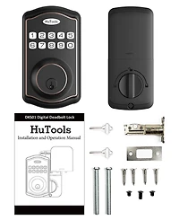 Zachvo Keyless Entry Deadbolt Lock, Electric Door Locks with Keypads