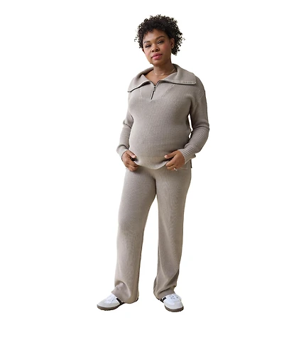 Ingrid + Isabel Maternity Cozy Sweater Pant
