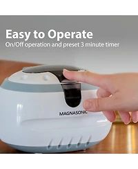 Magnasonic Professional Ultrasonic Jewelry Cleaner Machine for Cleaning Eyeglasses, Watches, Rings, Necklaces, Coins, Razors, Combs, Tools, Parts, Ins