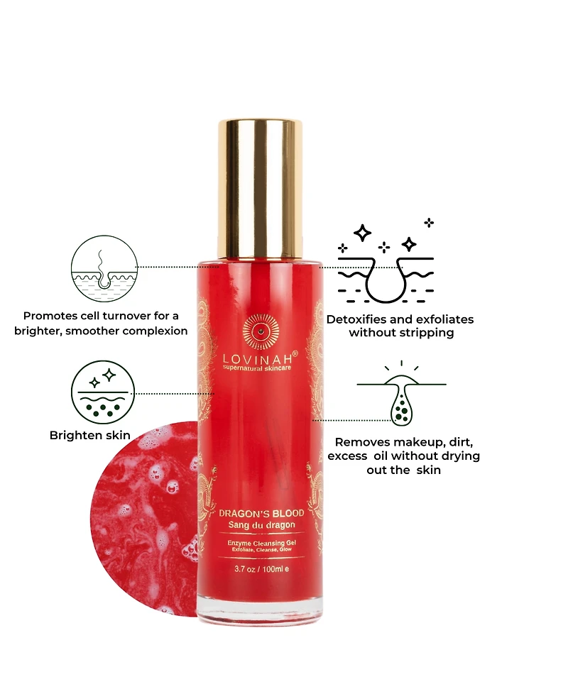 Lovinah Skincare Dragon's Blood Enzyme Cleansing Gel
