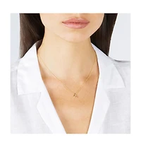 Spero London Sterling Silver Mini Wishbone Necklace