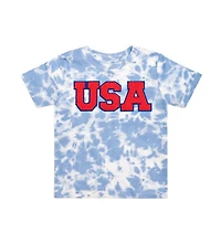 Sweet Wink Toddler Girls Usa Patch Short Sleeve T-Shirt