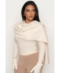 Jluxlabel Women's Ribbed Scarf Top
