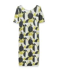 Celtic & Co. Women's Linen Blend Button Back Midi Dress