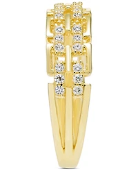Diamond Link Ring (1/4 ct. t.w) in 10k Yellow Gold
